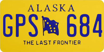 AK license plate GPS684