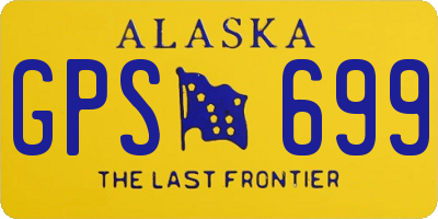 AK license plate GPS699