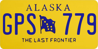 AK license plate GPS779
