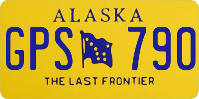 AK license plate GPS790
