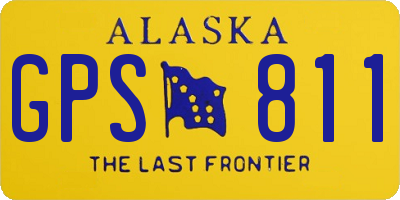 AK license plate GPS811