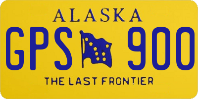 AK license plate GPS900