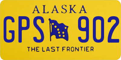 AK license plate GPS902