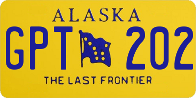 AK license plate GPT202