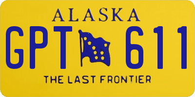 AK license plate GPT611