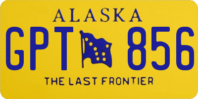 AK license plate GPT856
