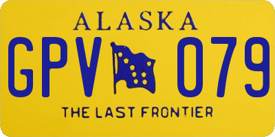AK license plate GPV079