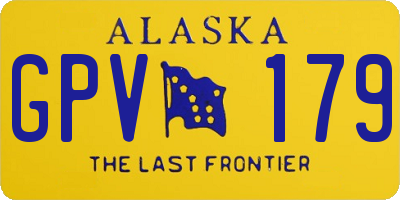 AK license plate GPV179