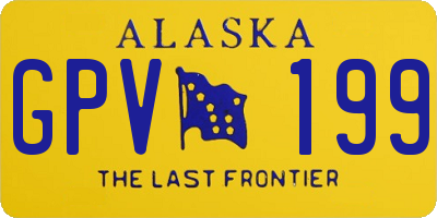 AK license plate GPV199