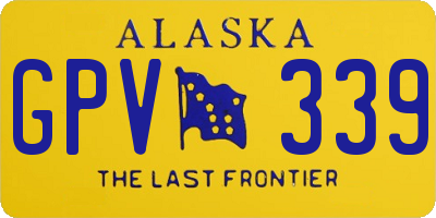 AK license plate GPV339