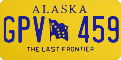AK license plate GPV459