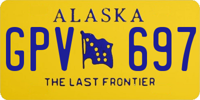 AK license plate GPV697