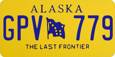 AK license plate GPV779