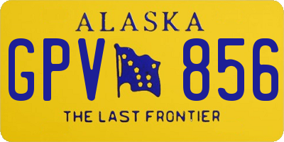 AK license plate GPV856