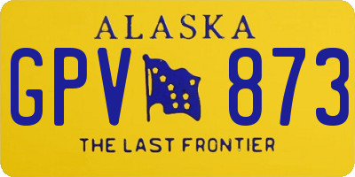 AK license plate GPV873