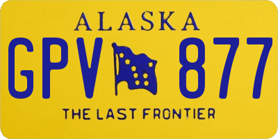AK license plate GPV877