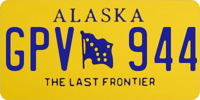 AK license plate GPV944