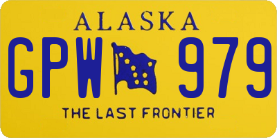 AK license plate GPW979