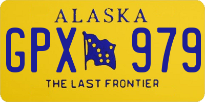 AK license plate GPX979