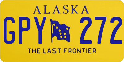AK license plate GPY272
