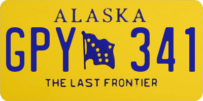 AK license plate GPY341