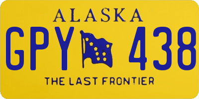 AK license plate GPY438