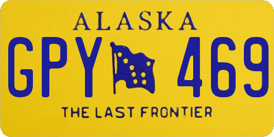 AK license plate GPY469