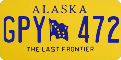 AK license plate GPY472
