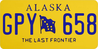 AK license plate GPY658