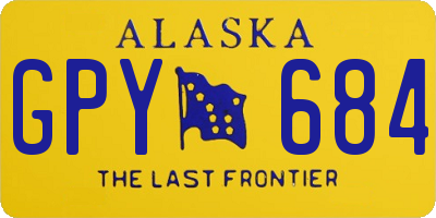 AK license plate GPY684