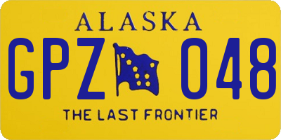 AK license plate GPZ048