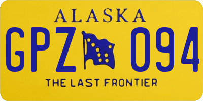 AK license plate GPZ094