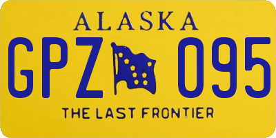 AK license plate GPZ095