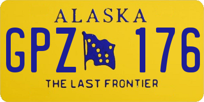 AK license plate GPZ176