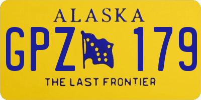 AK license plate GPZ179