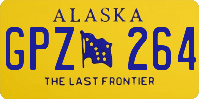 AK license plate GPZ264