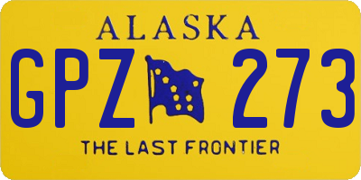 AK license plate GPZ273