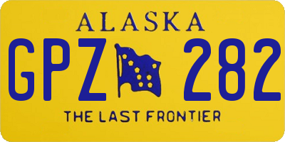 AK license plate GPZ282