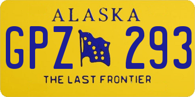 AK license plate GPZ293