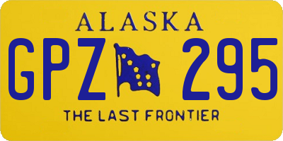 AK license plate GPZ295