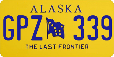 AK license plate GPZ339