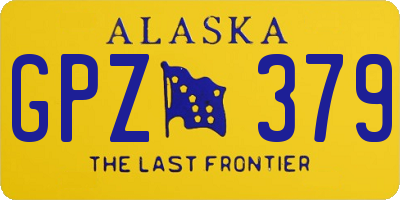 AK license plate GPZ379