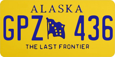 AK license plate GPZ436