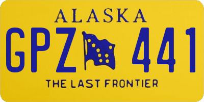 AK license plate GPZ441