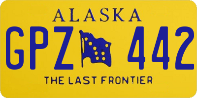 AK license plate GPZ442