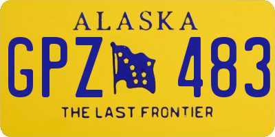 AK license plate GPZ483