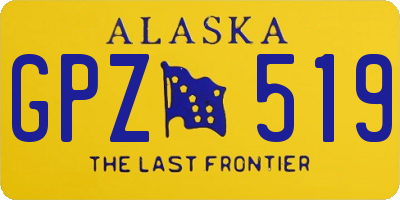 AK license plate GPZ519