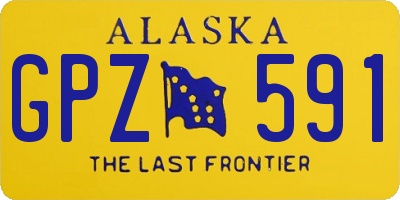 AK license plate GPZ591