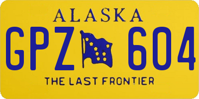 AK license plate GPZ604