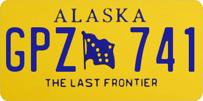 AK license plate GPZ741